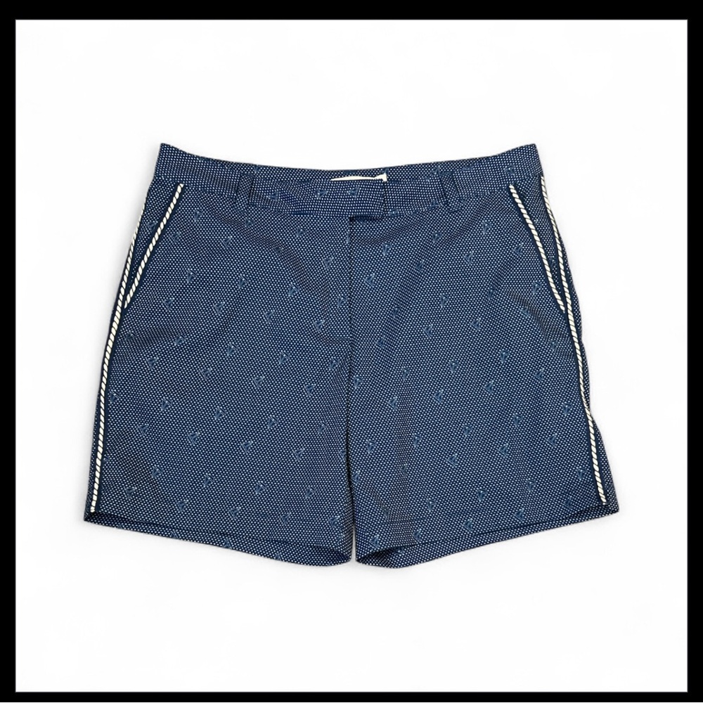 Lady Hagen Navy Geometric Golf Shorts